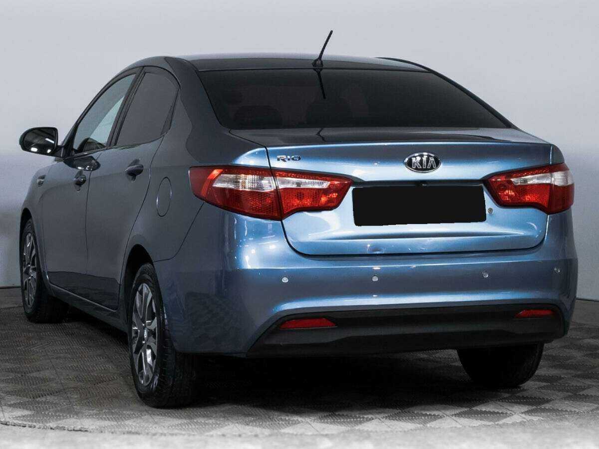 Kia Rio, 2013 Фото №7